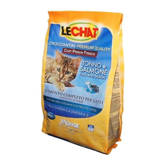 Сухой корм Lechat Cat  для кошек, с тунцом и лососем, 400 г