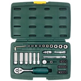Набор KRAFTOOL Expert Qualitat, торцовые головки, 1/4", 36 предметов 1680680