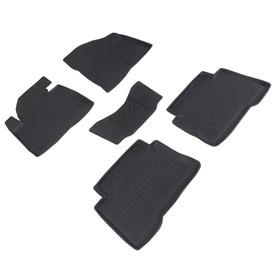 Коврики резиновые с высоким бортом для Hyundai SANTA FE III, 2012-2018 1687822