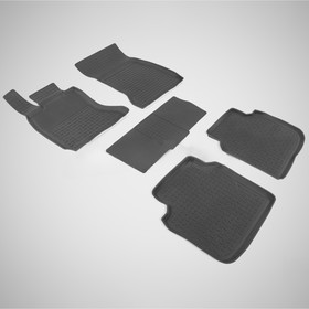 Коврики резиновые с высоким бортом для Bmw 7 Ser F02, 2008-2015 1687866