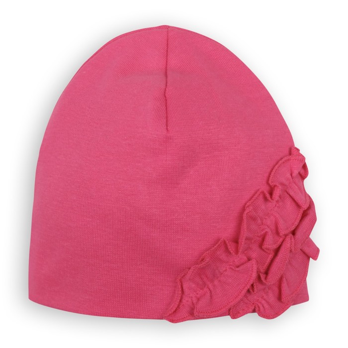 Розовая шапка для ребенка. Шапка ярко розовая для девочки. Шапка для девочки (размер: 52). Академическая шапка розовая.