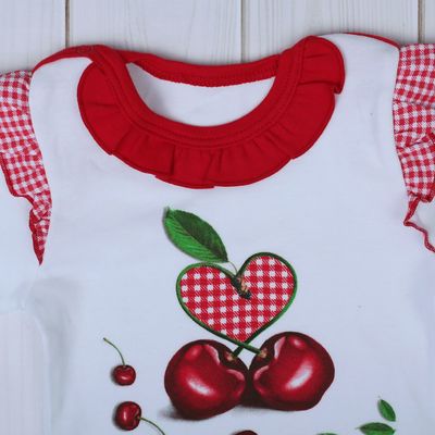 Платье вишня рисунок