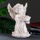 Фигура "Ангел с чашей цветов" состаренный 18х19х31см - фото 4578154