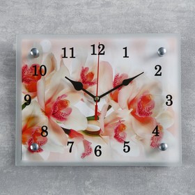 Часы настенные, серия: Цветы, "Орхидея", 20х25  см, без выбора вариантов товара