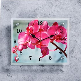 Часы настенные, серия: Цветы, "Розовая орхидея", 20х25  см, микс в Донецке
