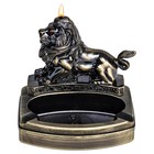 Lighter with ashtray lion, piezo, gas