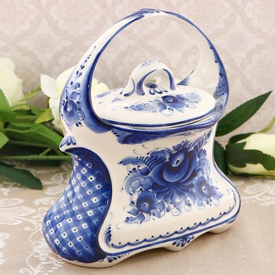 гжелевый автобус фигурка. елочная игрушка автобус фарфор. блюдо под заливное, гжель. чайная пара jewel, 230 мл. сувенир автобус.