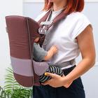 Рюкзак-кенгуру «Дискавери», цвет шоколад, 5 положений, 2-15 кг - фото 799658170