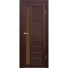 Дверное полотно остекленное Корсика Каштан, бронза лабиринт 2000х700 - фото 184839