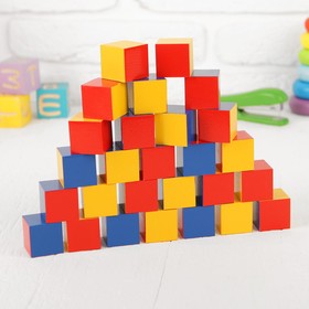 Unicub cubes, 27 cubes with a face: 3 cm, according to Nikitin’s technique