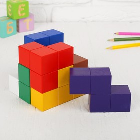 Кубики «Кубики для всех», кубик: 3 × 3 см, пособие в наборе, по методике Никитина