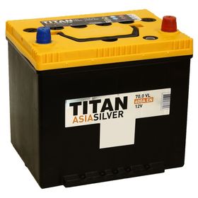 Аккумуляторная батарея Titan Asia Silver 70 Ач, обратная полярность, нижнее крепление