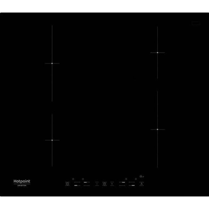 Варочная поверхность Hotpoint-Ariston KIA 640 C, электрическая, 4 конфорки, черный