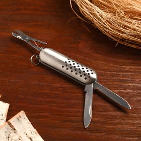 Нож складной "Коми"  3в1, рукоять металлик в Донецке