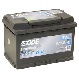 Аккумуляторная батарея Exide 77 Ач, обратная полярность Premium EA770 1733478