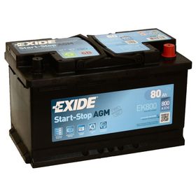 Аккумуляторная батарея Exide 80 Ач, обратная полярность Start-Stop AGM EK800 1733485