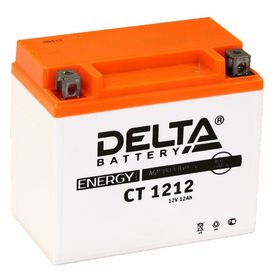 Аккумуляторная батарея Delta 12 Ач CT 1212 (YTX12-BS) 1733533