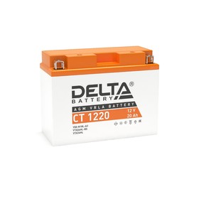 Аккумуляторная батарея Delta СТ1220(Y50-N18L-A3,YTX24HL-BS,YTX24HL)12V, 20 Ач обратная(- +) 1733542