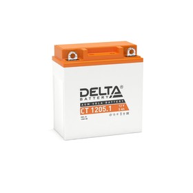 Аккумуляторная батарея Delta СТ1205.1 (12N5-3B, YB5L-B)12V, 5 Ач обратная(- +) 1733547
