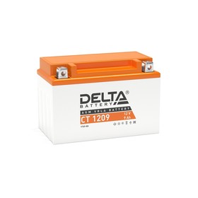 Аккумуляторная батарея Delta СТ1209 (YTX9-BS, YTX9)12 V 9 Ач прямая(+ -) 1733552