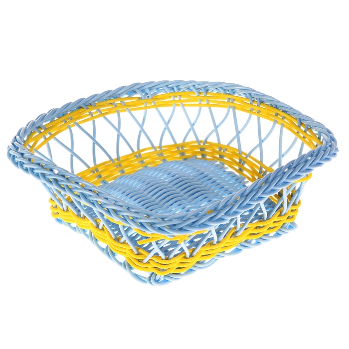 Корзинка декоративная &quot;Голубая&quot; квадратная