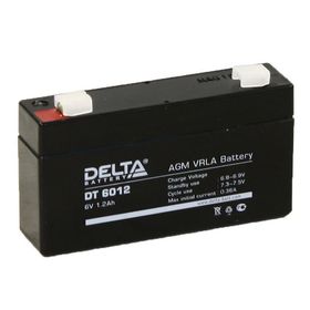 Аккумуляторная батарея Delta 1,2 Ач 6 Вольт DT 6012