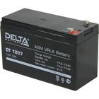 Аккумуляторная батарея Delta 7 Ач 12 Вольт DT 1207 - фото 7981799