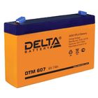 Аккумуляторная батарея Delta 7 Ач 6 Вольт DTM 607 - фото 7240351