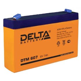 Аккумуляторная батарея Delta 7 Ач 6 Вольт DTM 607 в Донецке