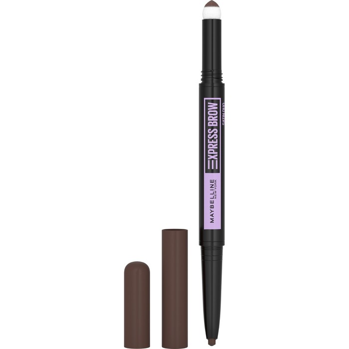 Тени-карандаш для бровей Maybelline Brow Satin, тон 04, темно-коричневый,  7,1 г