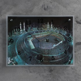 Часы настенные, серия: Город, "Мусульманские", 30х40  см, микс