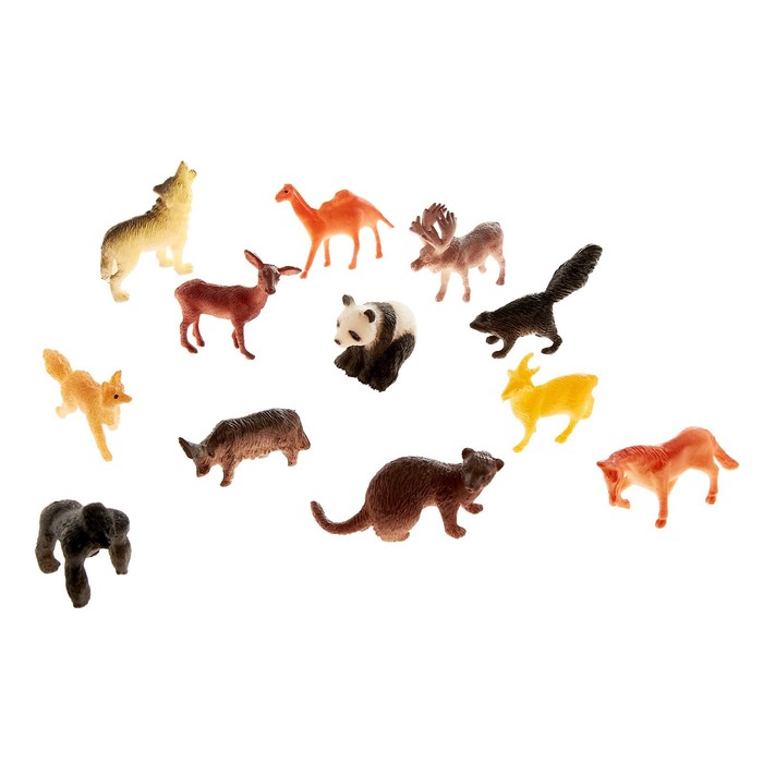 Набор фигурок животных «Удивительный мир», 12 предметов