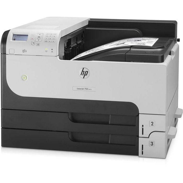 Принтер лазерный черно-белый HP LaserJet Enterprise M712dn (CF236A), А3, Duplex