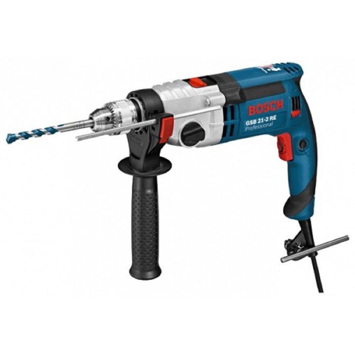 Дрель ударная BOSCH GSB 21-2 RE (0 601 19C 600)  1100Вт 13мм 0-900/0-3000об/мин реверс