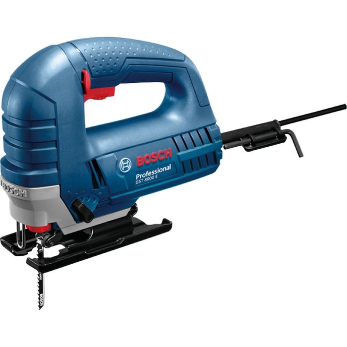 Лобзик BOSCH GST 8000 E (060158H001), 710 Вт, 500-3100 ход/мин, дерево 80 мм, ход 20 мм