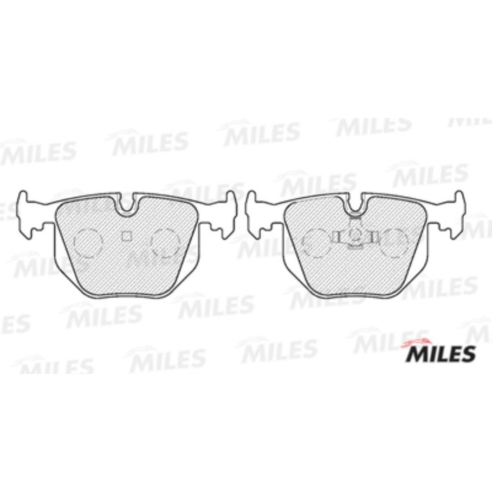 Тормозные колодки задние MILES E110107