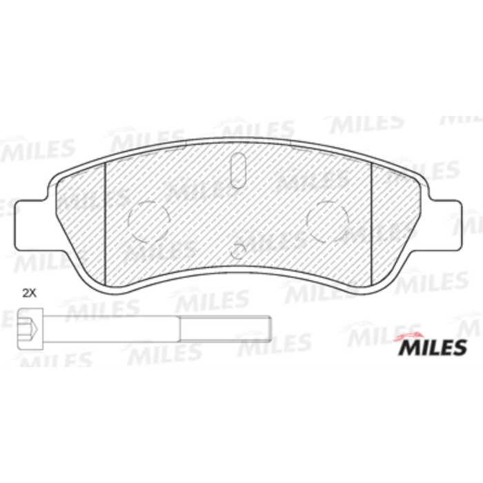 Тормозные колодки задние MILES E110090