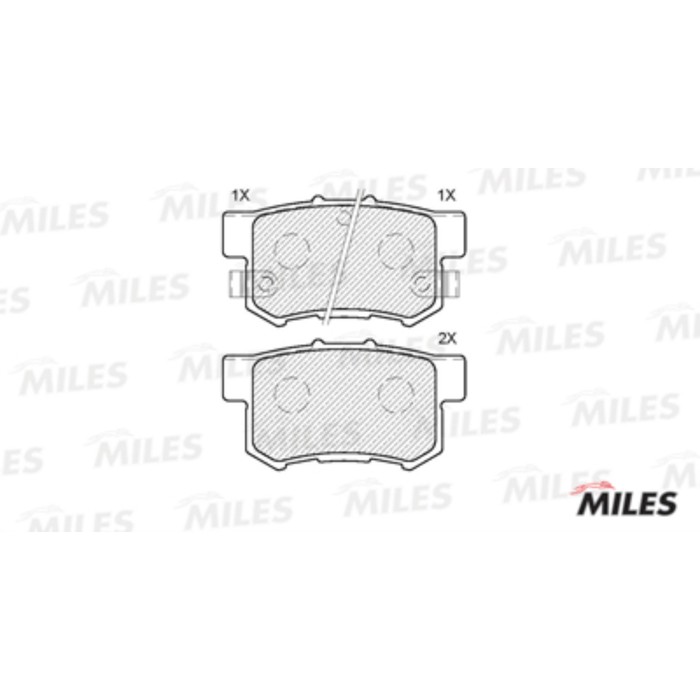 Тормозные колодки задние MILES E110177