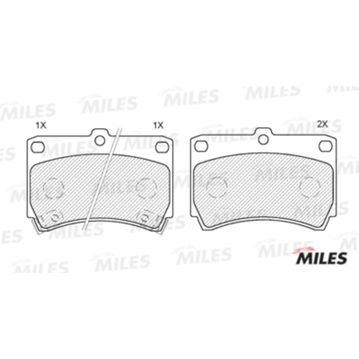 Тормозные колодки передние MILES E100173