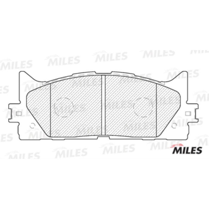 Тормозные колодки передние MILES E100133