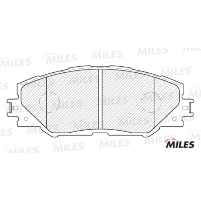 Тормозные колодки передние MILES E100147