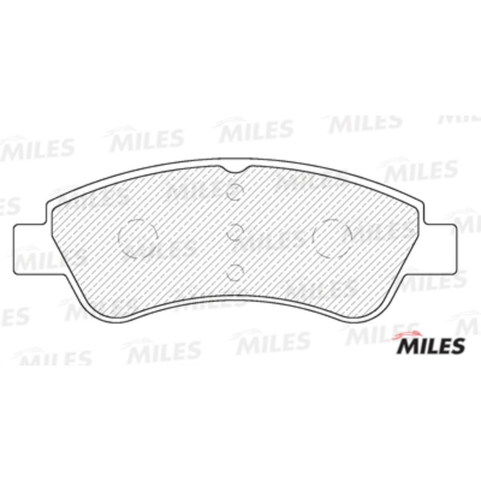 Тормозные колодки передние MILES E100076