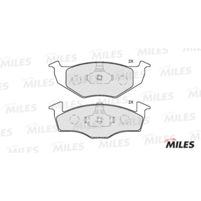 Тормозные колодки передние MILES E100172