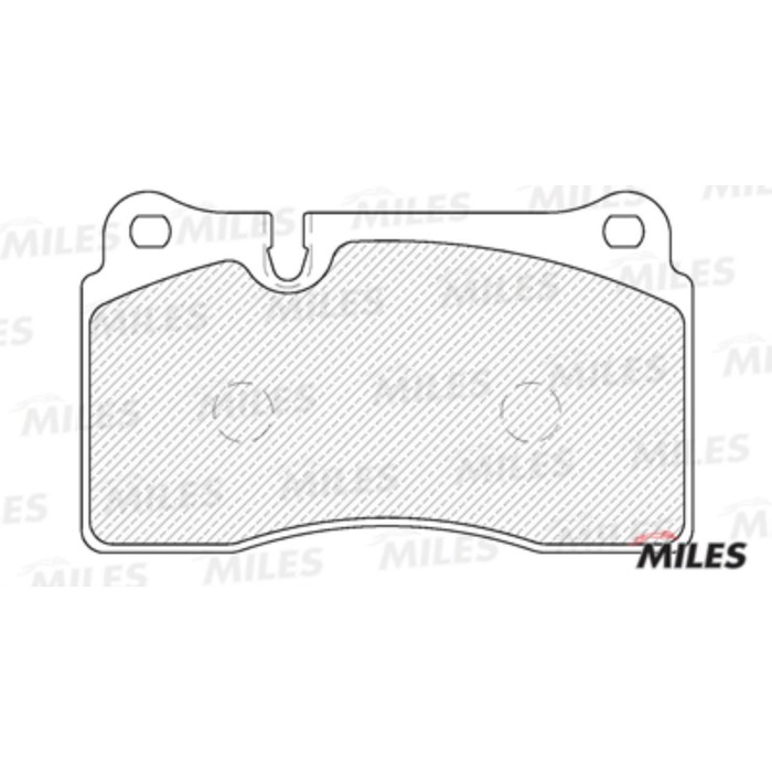 Тормозные колодки передние MILES E100105