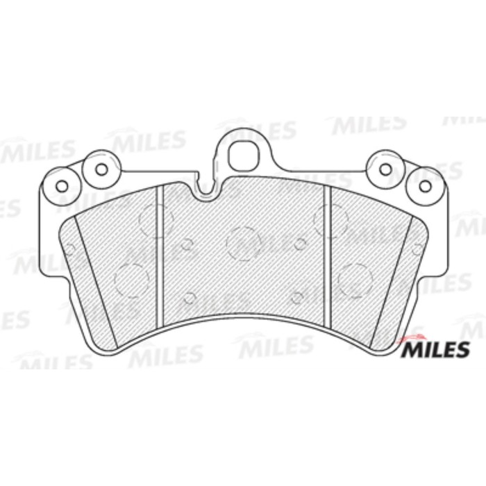 Тормозные колодки передние MILES E100106