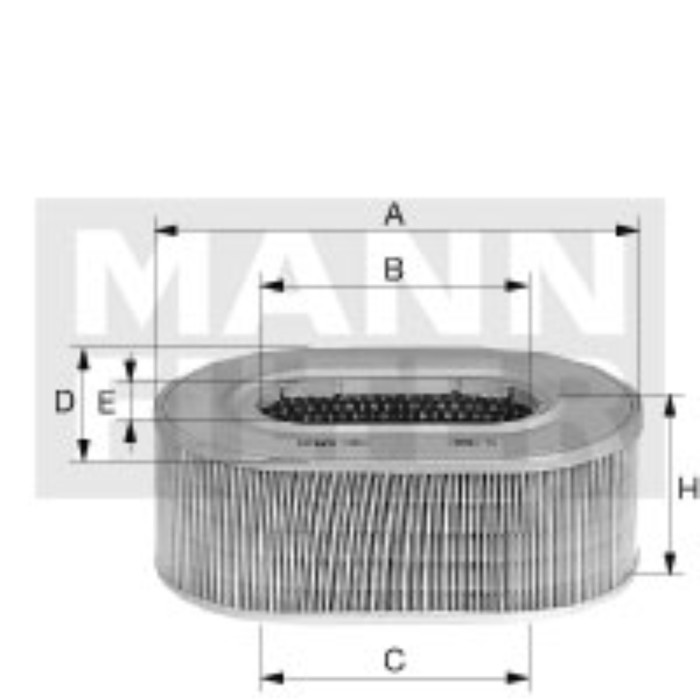 Фильтр воздушный MANN-FILTER C18161