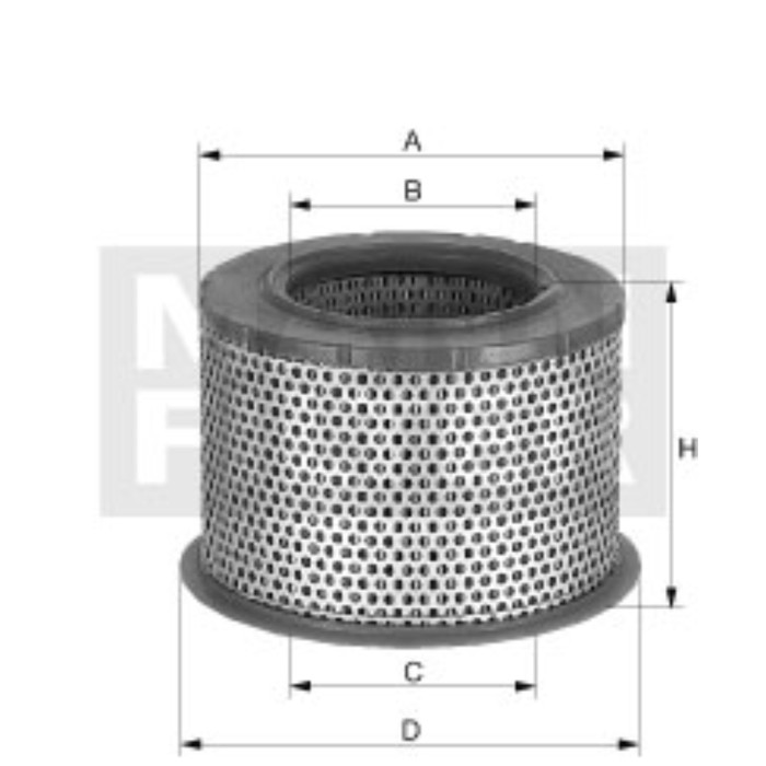 Фильтр воздушный MANN-FILTER C23185