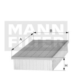 Фильтр воздушный MANN-FILTER C28155 1769042