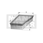 Фильтр воздушный MANN-FILTER C29006 1769049 - фото 55645