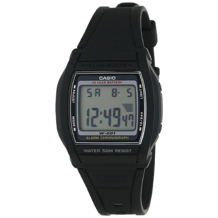 Часы наручные мужские CASIO W-201-1A